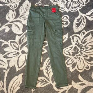 Spanx new army green cargo pants. Size large but fits like a medium.